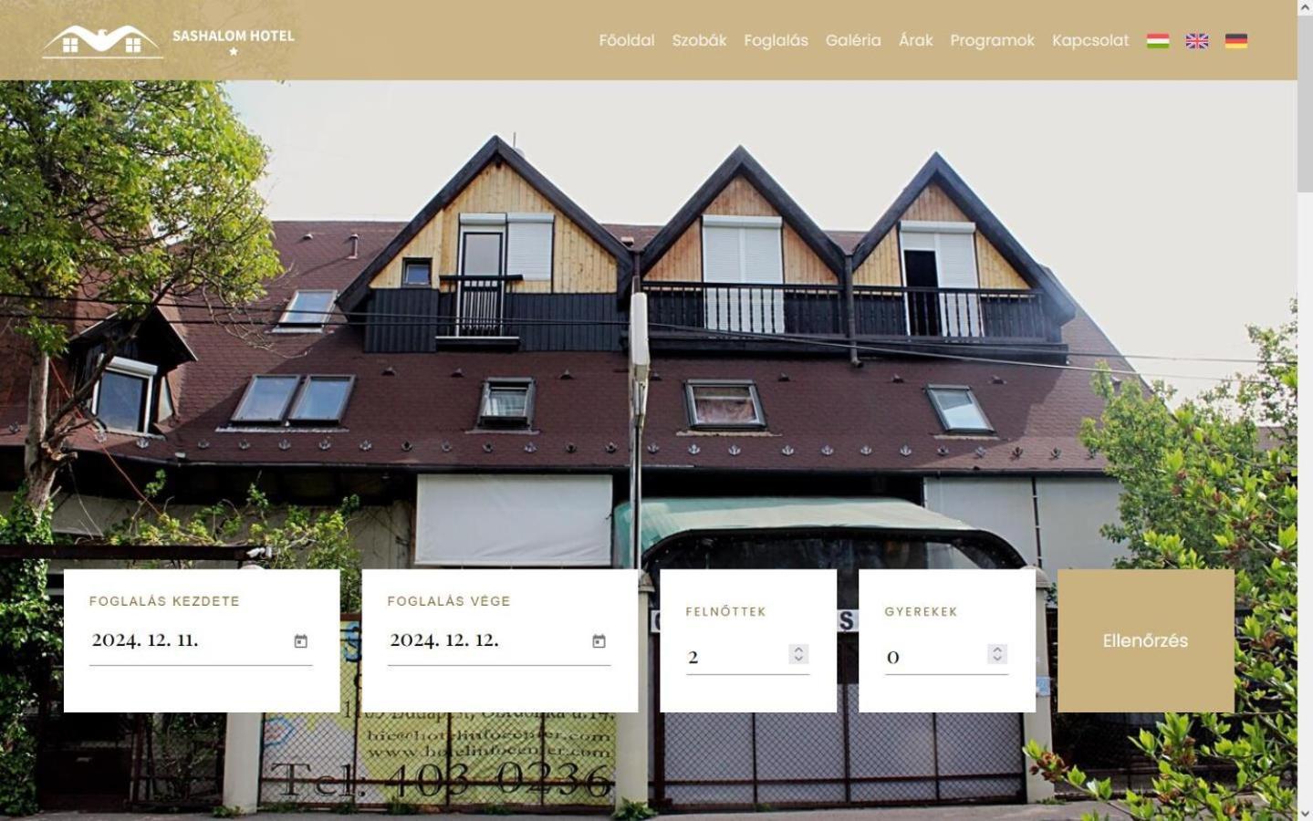 Sashalom Hotel Budapest Luaran gambar
